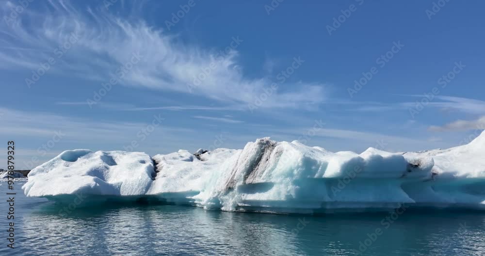 Behold the stunning beauty of an Iceland glacier lagoon captured in a shot. Behold the stunning beauty of an Iceland glacier lagoon captured in a shot.