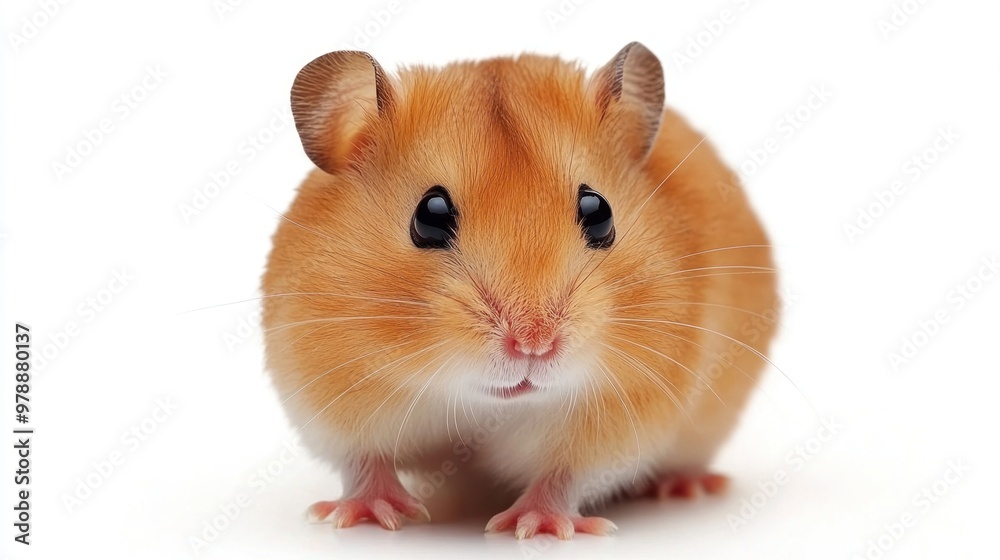 Close-up Portrait of a Golden Hamster Close-up Portrait of a Golden Hamster