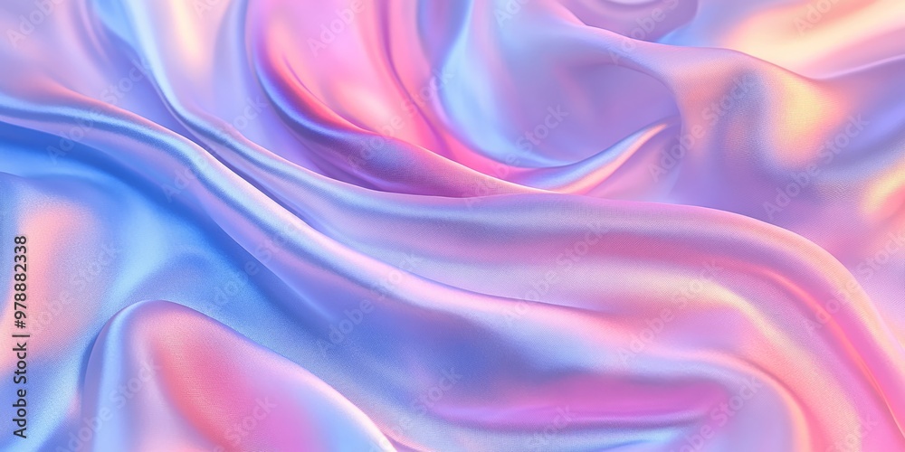 Vibrant Flowing Satin: An Abstract Color Symphony Vibrant Flowing Satin: An Abstract Color Symphony