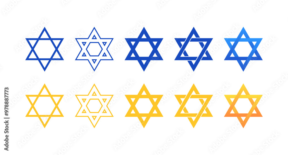 Star set icons. Flat style. Vector icons. Star set icons. Flat style. Vector icons.