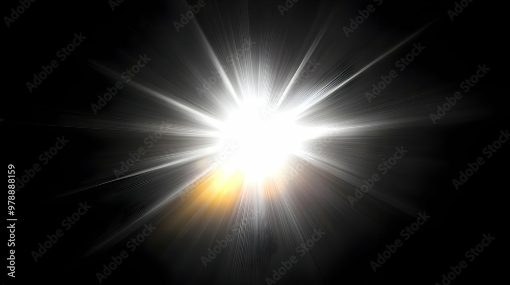 Abstract Light Burst Radiating from a Bright White Center, Creating an Intense and Dynamic Effect Against a Black Background Abstract Light Burst Radiating from a Bright White Center, Creating an Intense and Dynamic Effect Against a Black Background
