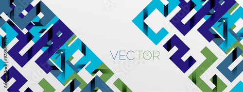 Color bend lines with shadow texture effect. Vector Illustration For Wallpaper, Banner, Background, Card, Book Illustration, landing page