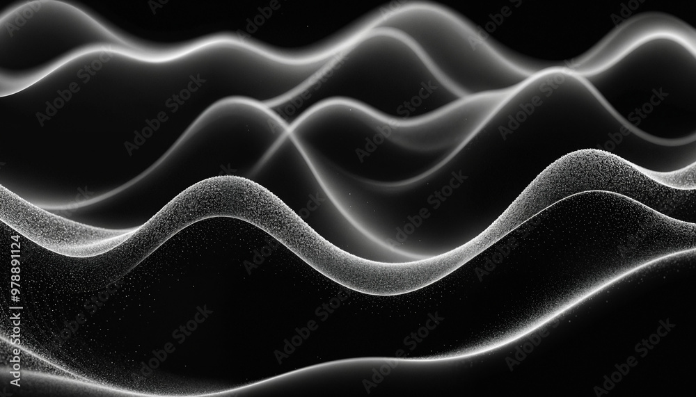 Black and White Waves Black and White Waves