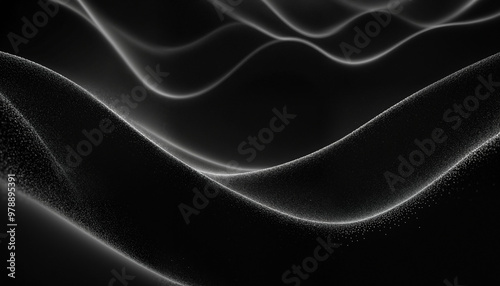 Monochrome digital waves