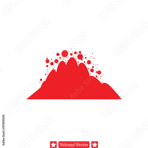 Volcano Blast Vector Set  Nature s Raw Energy in Stunning Detail