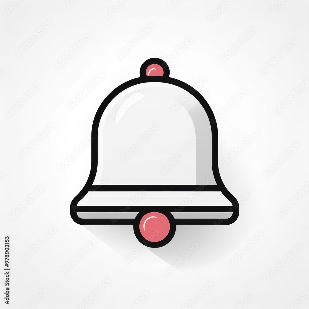 Minimalist Outline of a Ringing Bell Icon with Notification Bubbles. Simple Black and White Symbol for Alerts, Alarms, or Notifications in Digital Applications and Websites. Vector Logo Icon Minimalist Outline of a Ringing Bell Icon with Notification Bubbles. Simple Black and White Symbol for Alerts, Alarms, or Notifications in Digital Applications and Websites. Vector Logo Icon