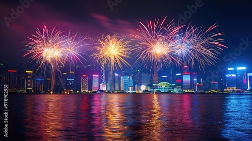 Chinese new year fireworks