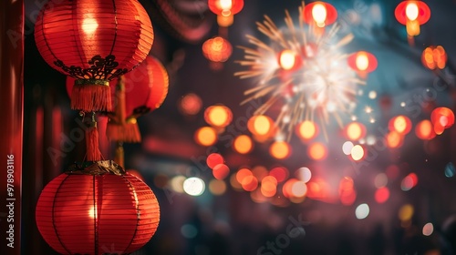 Chinese new year fireworks