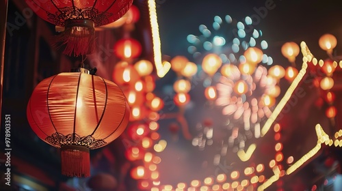 Chinese new year fireworks