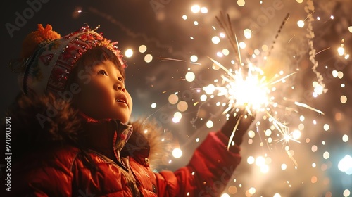 Chinese new year fireworks