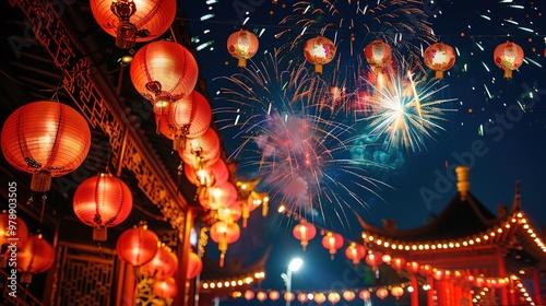 Chinese new year fireworks