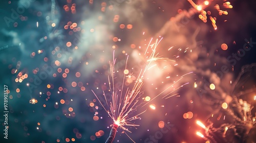 Chinese new year fireworks