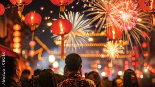 Chinese new year fireworks