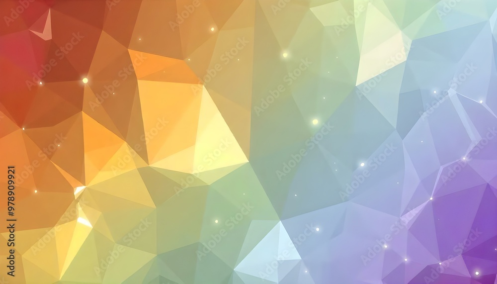 Obraz premium Abstract colorful polygon background and wallpaper futuristic