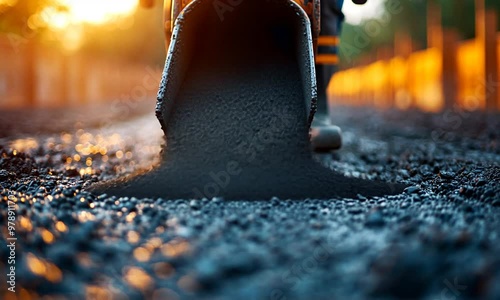 Asphalt Paving, Road Construction, Construction Work