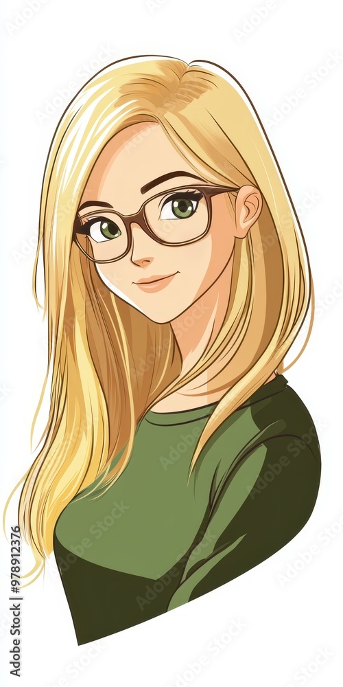 A young blonde character with wide, curious eyes stares upward in surprise. Soft lighting enhances the delicate look. A young blonde character with wide, curious eyes stares upward in surprise. Soft lighting enhances the delicate look.