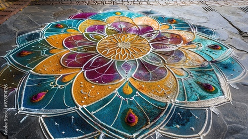 rangoli pattern photo