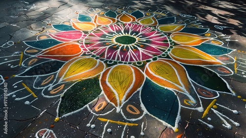 rangoli pattern photo