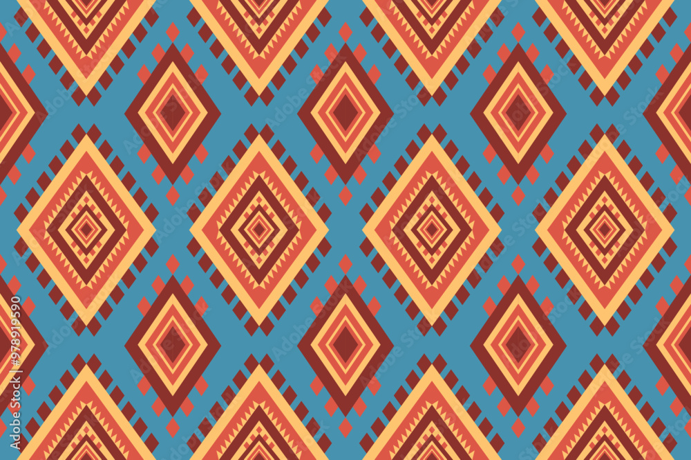 Abstract ethnic geometric pattern, design for clothing, carpets, rugs, wallpaper, background, batik, decorate. Abstract ethnic geometric pattern, design for clothing, carpets, rugs, wallpaper, background, batik, decorate.
