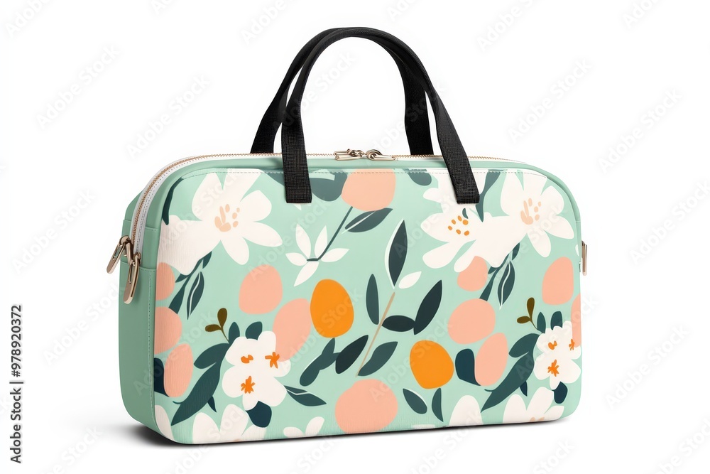 Timeless Elegance - Small Leather Handbag on White Background. Beautiful simple AI generated image Timeless Elegance - Small Leather Handbag on White Background. Beautiful simple AI generated image