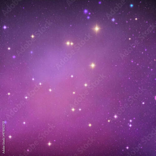 Glittering Maroon, Blue, and Purple Gradient Sparkles Fantasy Abstract Background