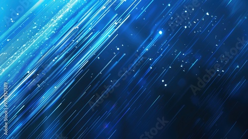 Wallpaper Mural abstract tech background with illuminated fiber optic connections quantum computing network system and electronic global intelligence Torontodigital.ca