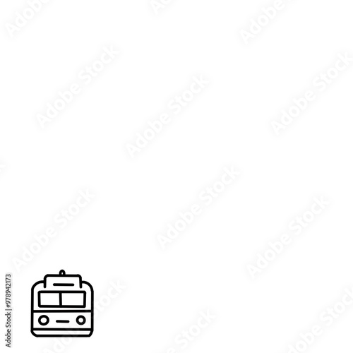 Bus icon, Car icon