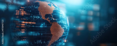 An abstract globe made of currency symbols and tax codes