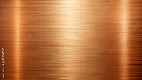 Copper texture, warm tone, horizontal brushstrokes, industrial background, copy space