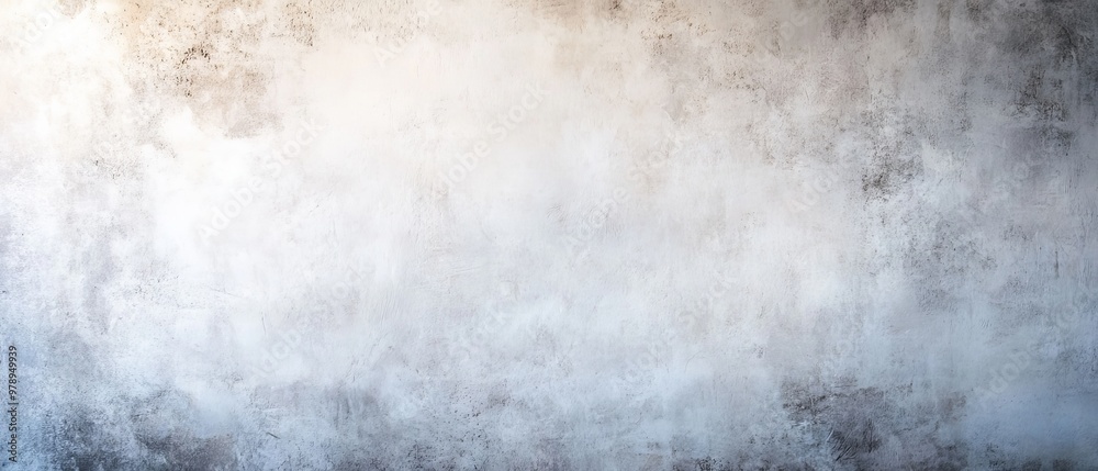 Faded concrete wall, streaks of grime and cracks, gritty industrial aesthetic, uneven surface texture, soft shadows and muted lighting, vintage style illustration