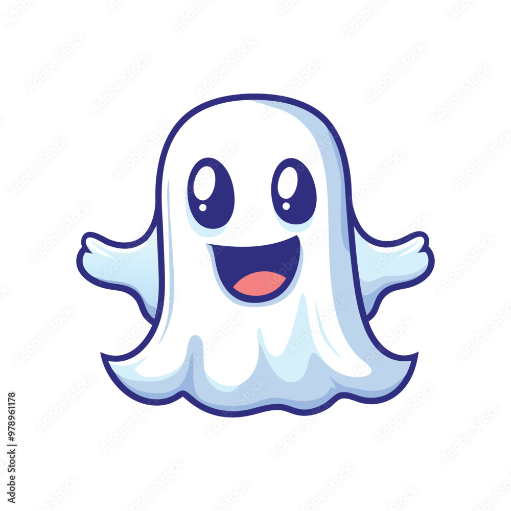 Cute Boo Vector Halloween Design Element, Cute Halloween Ghost Vector Clipart Design. Cute Boo Vector Halloween Design Element, Cute Halloween Ghost Vector Clipart Design.