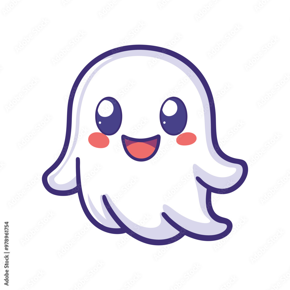 Cute Boo Vector Halloween Design Element, Cute Halloween Ghost Vector Clipart Design. Cute Boo Vector Halloween Design Element, Cute Halloween Ghost Vector Clipart Design.