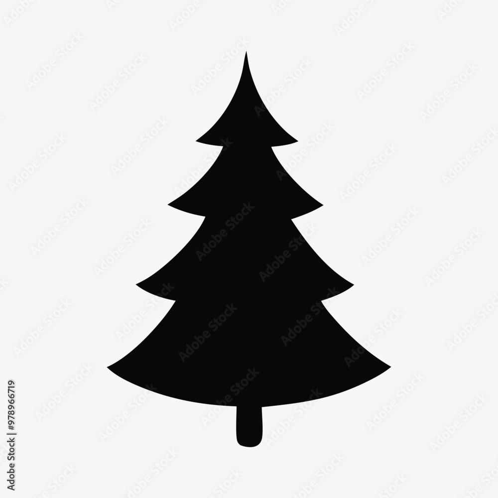 Christmas Tree isolated on white background stock illustration Christmas Tree isolated on white background stock illustration