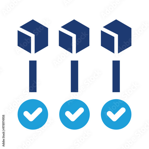 Block confirmation icon