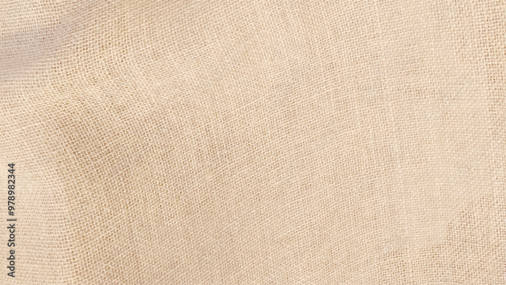 Closeup brown sack texture background. Close up of burlap bag texture background. Vector design.