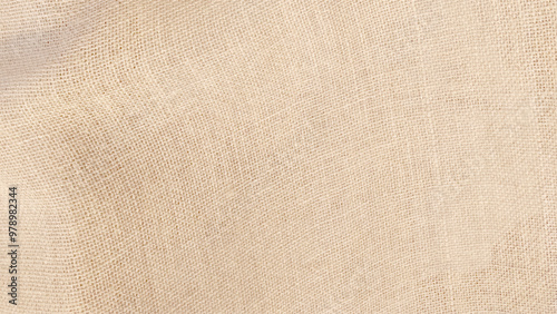 Closeup brown sack texture background. Close up of burlap bag texture background. Vector design.