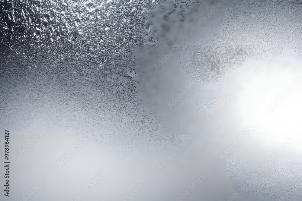 Obraz premium Silver gradient background featuring a subtle grainy texture, perfect for creating elegant designs