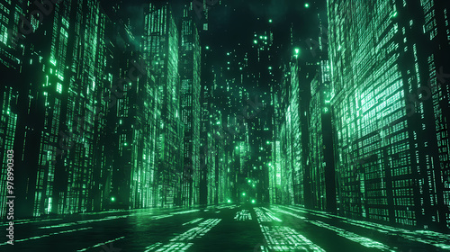 Virtual matrix of future data flow