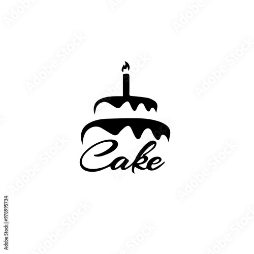 birthday cake with candles