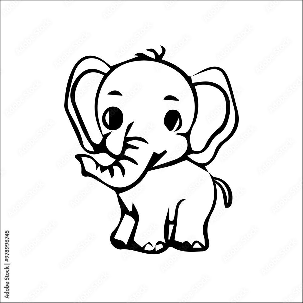 Obraz premium BABY ELEPHANT 