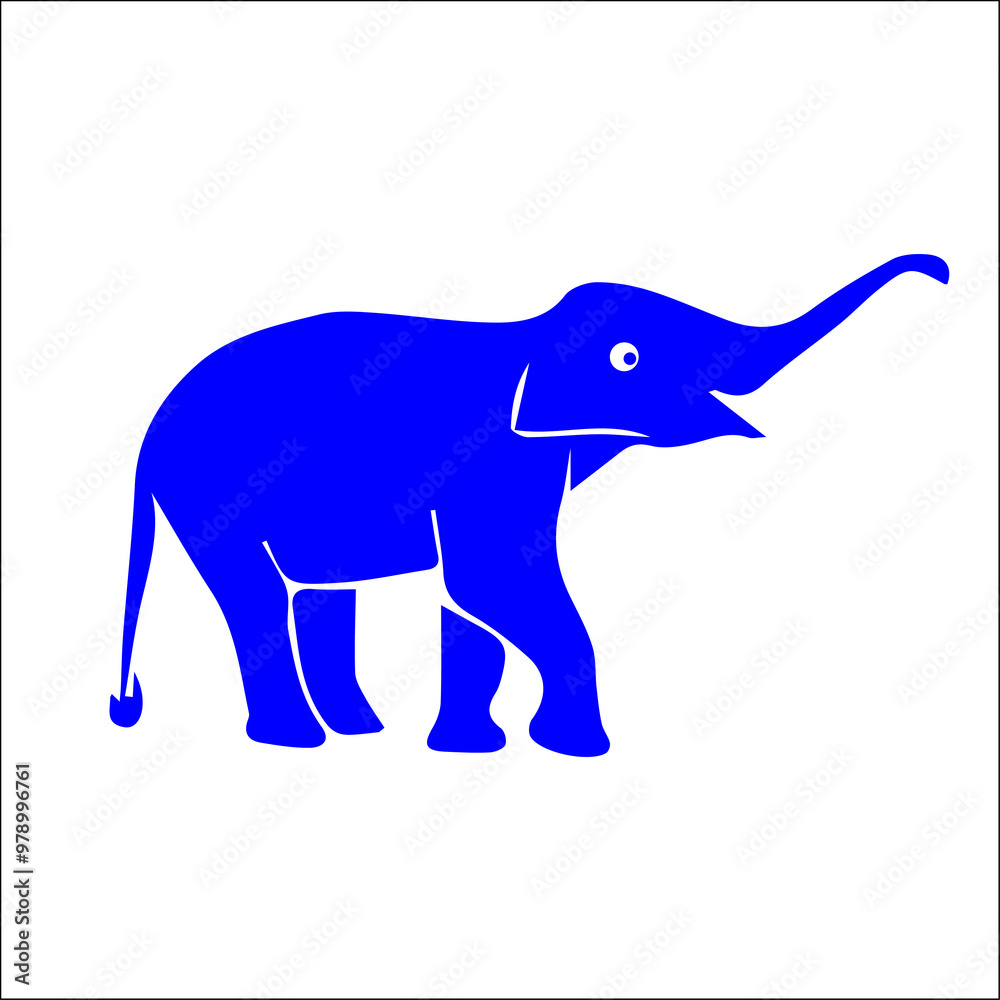Fototapeta premium elephant cartoon illustration