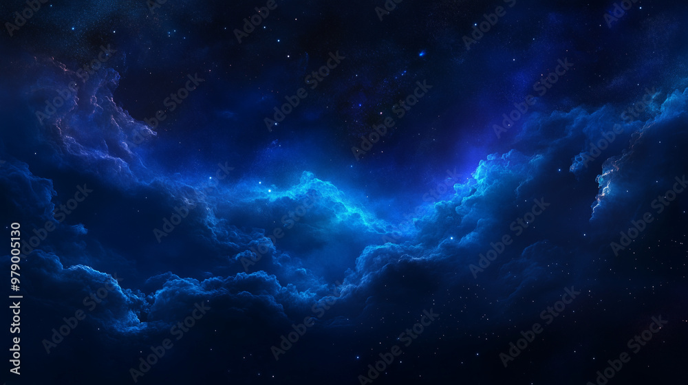 Fototapeta premium Background tile image of night magic sky palewave, magic 