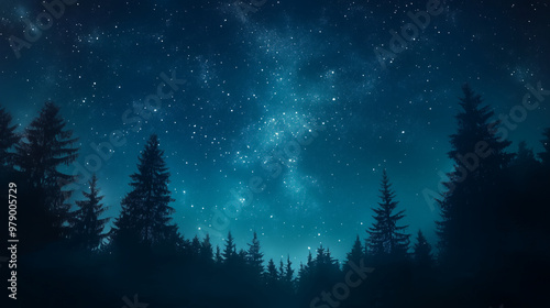 Background tile image of night magic sky palewave, magic
 photo