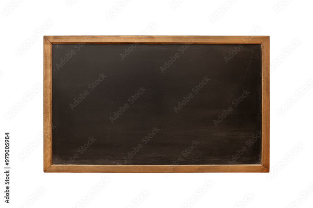 Empty a blackboard with a brown wooden frame. Suitable for educational, restaurant, or office designs. Perfect for showcasing menus and schedules. Generative AI Empty a blackboard with a brown wooden frame. Suitable for educational, restaurant, or office designs. Perfect for showcasing menus and schedules. Generative AI