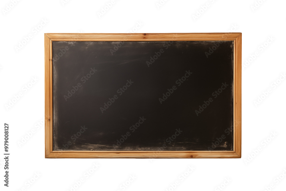 Empty a blackboard with a brown wooden frame. Suitable for educational, restaurant, or office designs. Perfect for showcasing menus and schedules. Generative AI Empty a blackboard with a brown wooden frame. Suitable for educational, restaurant, or office designs. Perfect for showcasing menus and schedules. Generative AI