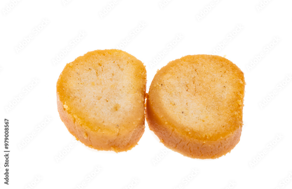 croutons isolated