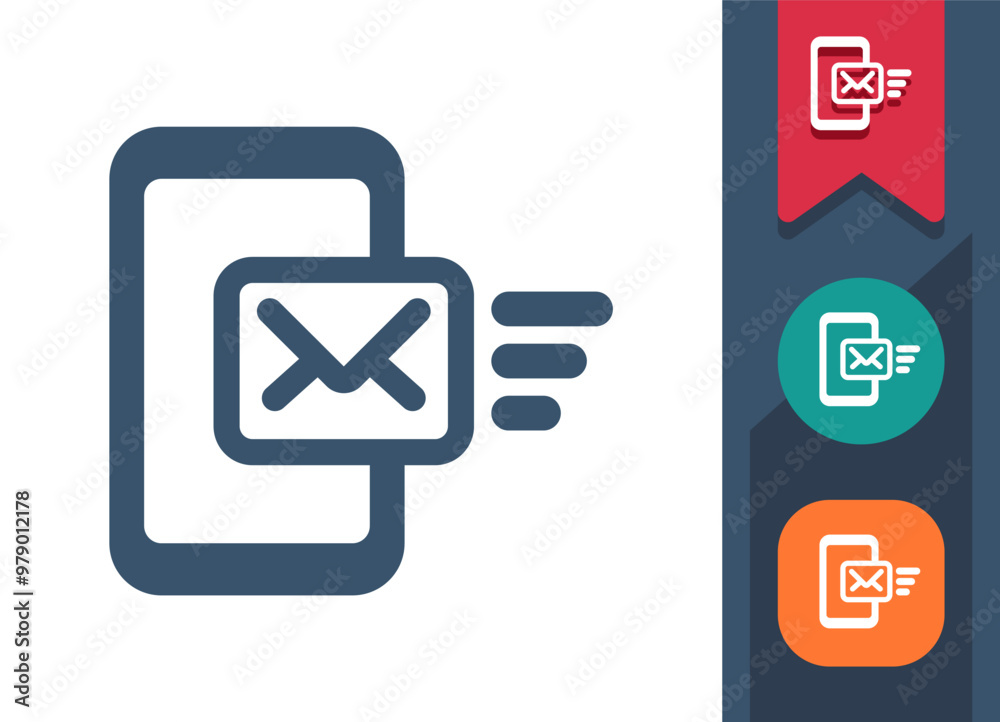 Smartphone Icon. Mobile Phone, Telephone, Text Message, Envelope, Email, E-mail, Texting Smartphone Icon. Mobile Phone, Telephone, Text Message, Envelope, Email, E-mail, Texting