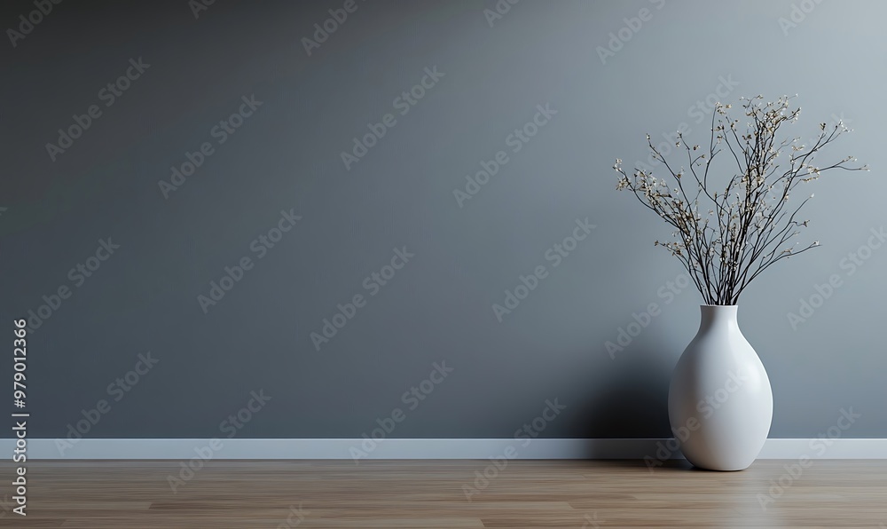 Clean, Stylish Interior With Wooden Floor and Minimal Decor Clean, Stylish Interior With Wooden Floor and Minimal Decor