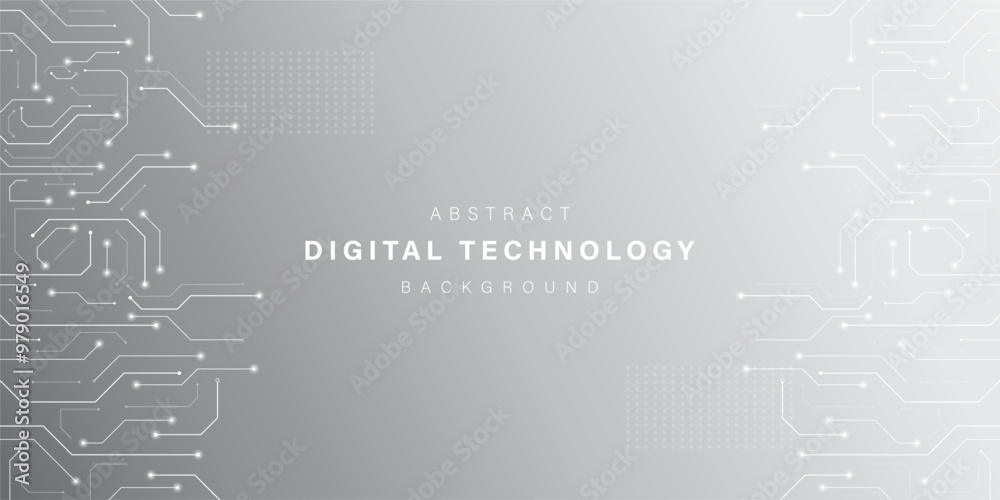 Grey abstract technology background. business technology communication. Hi tech digital connection. high tech. science. modern technology business concept. futuristic background. vector illustration Grey abstract technology background. business technology communication. Hi tech digital connection. high tech. science. modern technology business concept. futuristic background. vector illustration
