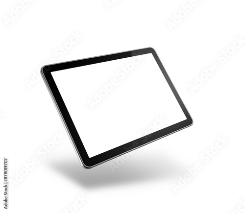 Digital tablet pc isolated on a transparent background